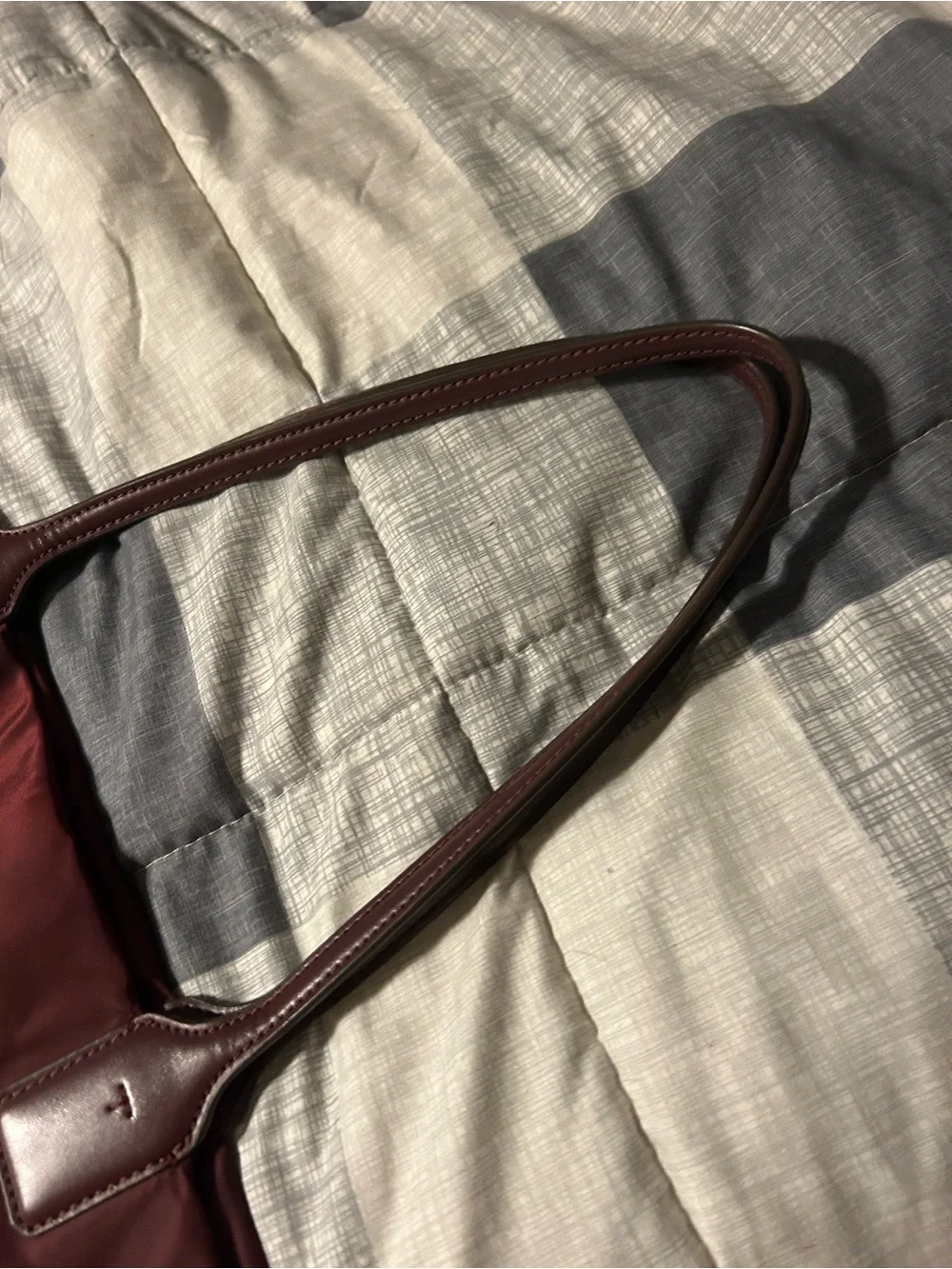 Tory Burch Bordeaux large Tote with Logo Medallion